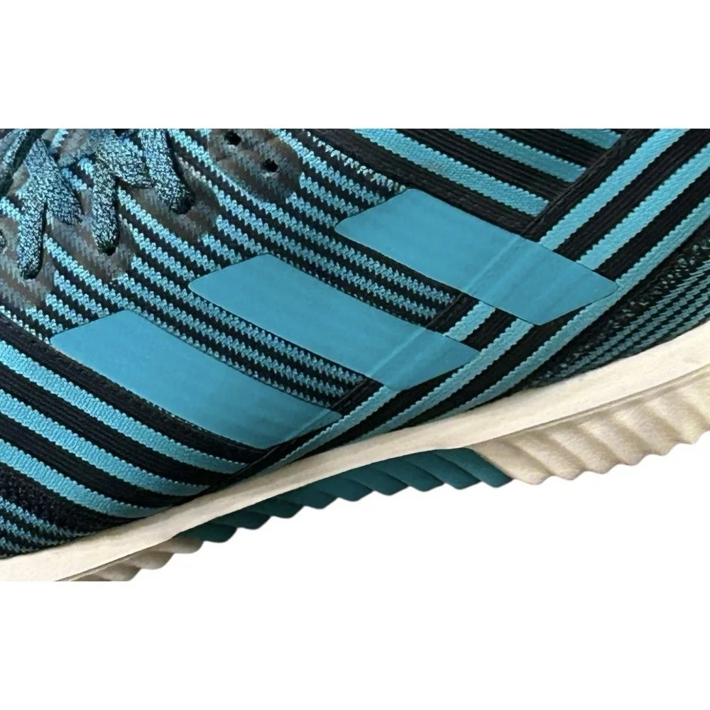 Adidas Mens Nemeziz Tango 17.1 Indoor Soccer Shoes Blue Black Stripe Size 10